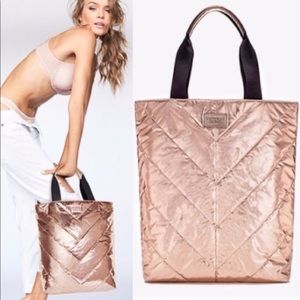 NWT Victoria’s Secret rose gold tote